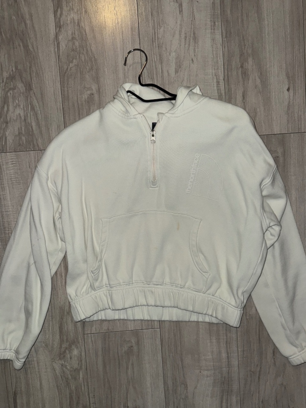 Women quarter zip North Face sweater